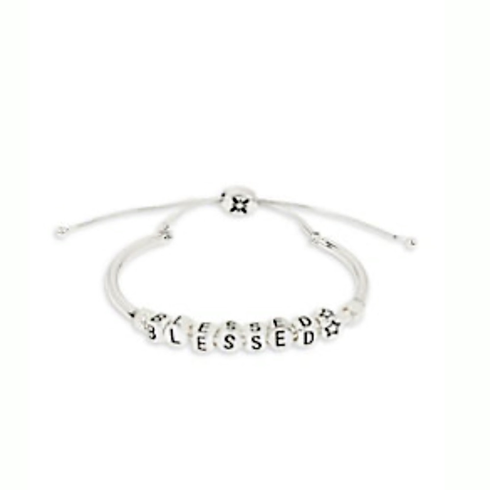 BLESSED" Adjustable Pulley Bracelet